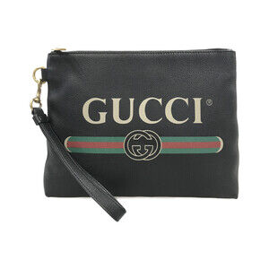 Gucci clutch bag Logo Black